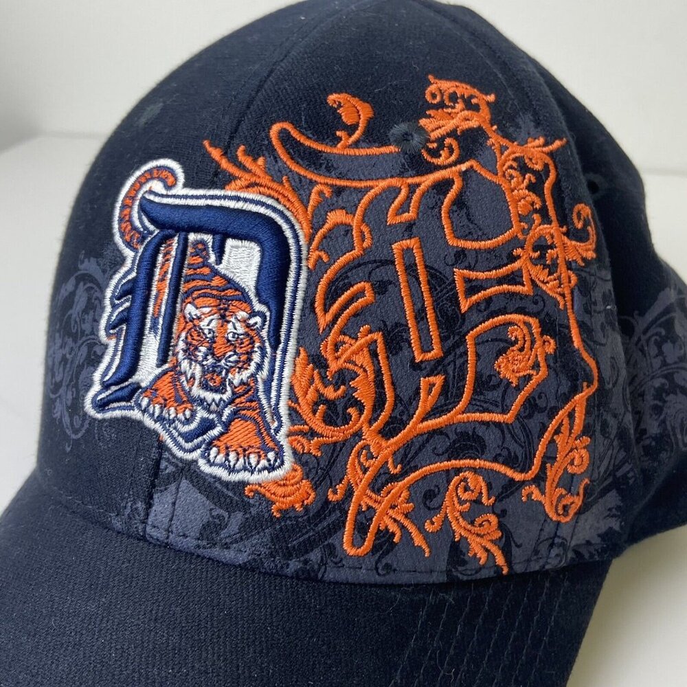 Detroit Tigers Hat Nike Medium Large Cap Navy Blue MLB‎